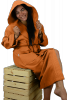 Szlafrok ARTG Robezz® Hooded Waffle Bathrobe AR028 Terra